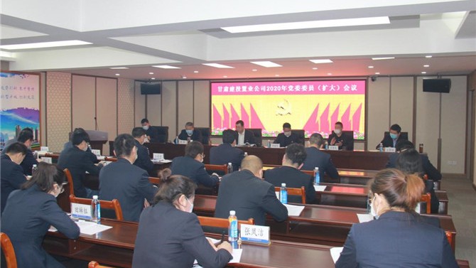 置業(yè)公司黨委召開黨委委員（擴(kuò)大）會(huì)暨2020年黨風(fēng)廉政建設(shè)專題會(huì)議